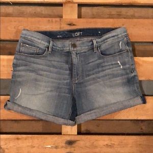 Loft denim shorts
